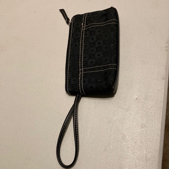 Wristlet black jacquard fabric - Picture 3 of 6